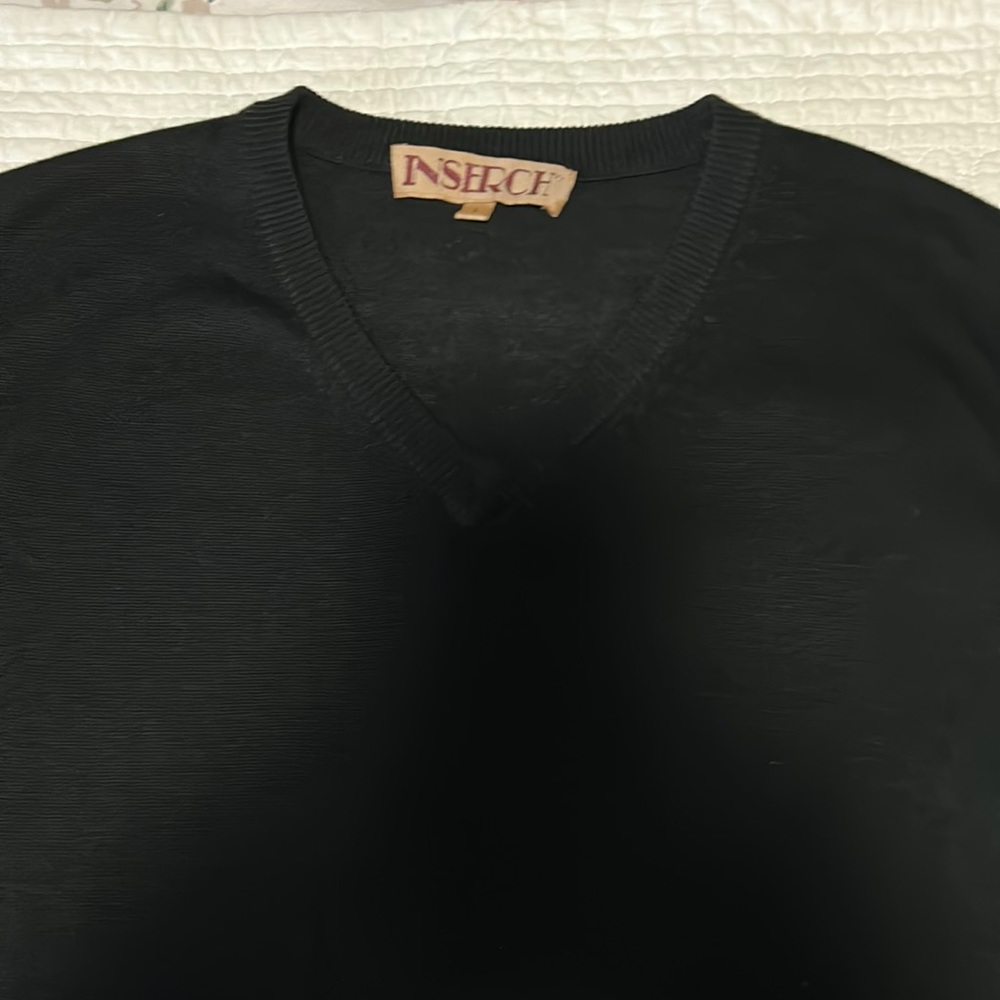 Insearch Men pullover vest black size large